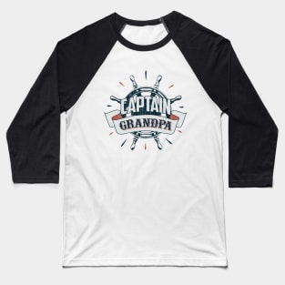 Captain Grandpa Baseball T-Shirt